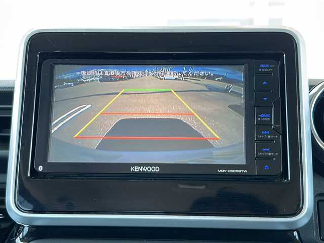 スズキ スペーシア カスタム HYBRID XS 鳥取県 2018(平30)年 4.2万km ピュアホワイトP 4WD/デュアルブレーキサポート/レーンキープアシスト/コーナーセンサー/社外SDナビ/フルセグ/バックカメラ/ドライブレコーダー/シートヒーター/両側パワースライドドア