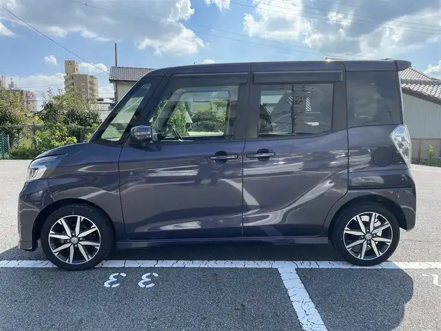日産 デイズ ルークス HWS X Vセレクション 茨城県 2019(平31)年 4.3万km プレミアムパープルP 純正SＤナビゲーション/・地デジＴＶ/・FM/AMラジオ/・CD/DVD/・Bluetooth/アラウンドビューモニター/アイドリングストップ/インテリジェントエマージェンシーブレーキ/踏み間違い防止アシスト/LDW【車線逸脱警報】/VDC/両側パワースライドドア/LEDヘッドランプ/ハイビームアシスト/オートライト/ドライブレコーダー/ETC/純正１５インチアルミホイール/SRSエアバック【運転席/助手席/サイド】/ABS/インテリジェントキー/プッシュエンジンスタート/保証書/取扱説明書/スペアキー１本
