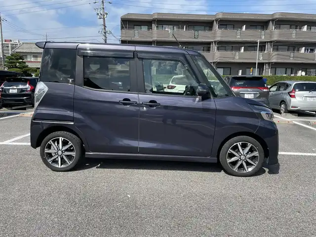 日産 デイズ ルークス HWS X Vセレクション 茨城県 2019(平31)年 4.3万km プレミアムパープルP 純正SＤナビゲーション/・地デジＴＶ/・FM/AMラジオ/・CD/DVD/・Bluetooth/アラウンドビューモニター/アイドリングストップ/インテリジェントエマージェンシーブレーキ/踏み間違い防止アシスト/LDW【車線逸脱警報】/VDC/両側パワースライドドア/LEDヘッドランプ/ハイビームアシスト/オートライト/ドライブレコーダー/ETC/純正１５インチアルミホイール/SRSエアバック【運転席/助手席/サイド】/ABS/インテリジェントキー/プッシュエンジンスタート/保証書/取扱説明書/スペアキー１本