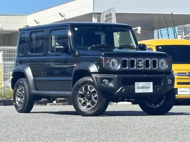 スズキ ジムニー ノマド FC 愛知県 2025(令7)年 0.2万km 黒 /禁煙/ワンオーナー//新車時保証書//取扱説明書//スペアスマートキー//ディーラー整備記録簿R7//プッシュスタート/スマートキー//シートヒーター//革巻きステアリング//ACC/衝突軽減ブレーキ//ヘッドライトウォッシャー