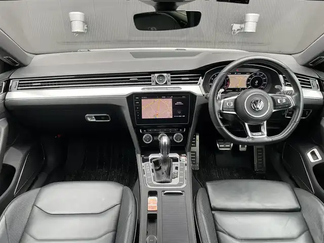 フォルクスワーゲン アルテオン TSI 4モーション Rラインアドバンス 長野県 2018(平30)年 3.4万km 白 サンルーフ /FORCALサウンド /シートマッサージ /HUD /ACC /BSM /パークアシスト /黒革シート /PWシート /シートヒーター　/DiscoverProナビ /TV /360°ビューカメラ /20インチAW /パークセンサー /LEDヘッドライト /ETC2.0 /オートトランク
