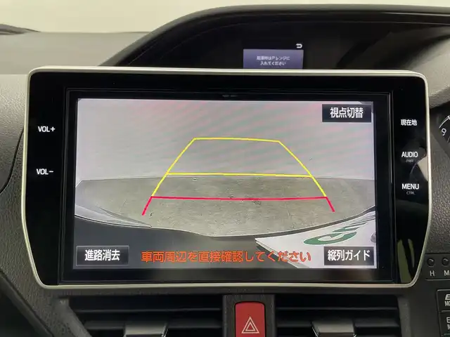 トヨタ エスクァイア ハイブリッド Gi 群馬県 2017(平29)年 8万km スパークリングブラックパールクリスタルシャイン 純正１２．１型後席モニター　純正１０型ナビ　フルセグＴＶ　バックカメラ　両側電動スライドドア　シートヒーター　衝突被害軽減ブレーキ　レーンアシスト　オートハイビーム　ＥＴＣ　ＬＥＤ　スマートキー