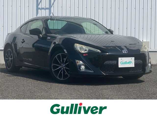 トヨタ ８６ GT 熊本県 2012(平24)年 14.1万km クリスタルブラックシリカ プッシュスタート/Pionner製ディスプレイオーディオ/・BT/iPod/USB/AM/FM/バックカメラ/USB入力端子/ETC/前方ドライブレコーダー/パドルシフト/MTモード付AT/オートライト/盗難防止装置/エアバック（ダブル+サイド）/カーテンエアバック/衝突被害軽減システム/純正17インチAW/スマートキー/記録簿/取扱説明書