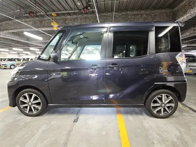 日産 デイズ ルークス ハイウェイスターX Gパッケージ 長崎県 2017(平29)年 3.3万km プレミアムパープルP 〇純正ナビ/〇フルセグTV/〇両側パワースライドドア/〇アラウンドビューモニター/〇バックカメラ/〇ETC/〇ドライブレコーダー/〇アイドリングストップ/〇エマージェンシーブレーキ/〇SRSエアバッグ/〇LEDヘッドランプ/〇革巻きステアリングホイール/〇ステアリングスイッチ/〇ブラックスエード調クロスシート/〇リヤロールサンシェード/〇純正15インチアルミホイール/〇インテリジェントキー/プッシュエンジンスターター/〇禁煙車