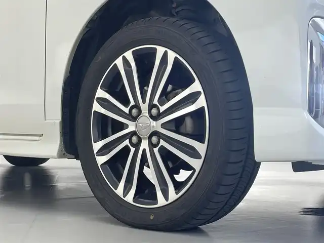 ダイハツ タント カスタム RS SAⅡ 滋賀県 2016(平28)年 9万km パールホワイトⅢ 純正７インチナビ/（Bluetooth/CD/DVD/フルセグTV)/両側パワースライドドア/レーンキープアシスト/ＬＥＤヘッドライト/プッシュスタート/スマートキー/リアサンシェード/ステアリングスイッチ/衝突被害軽減ブレーキ/ABS