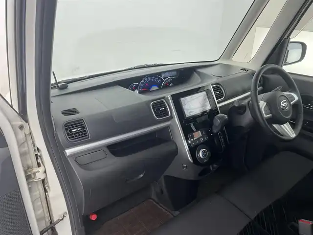 ダイハツ タント カスタム RS SAⅡ 滋賀県 2016(平28)年 9万km パールホワイトⅢ 純正７インチナビ/（Bluetooth/CD/DVD/フルセグTV)/両側パワースライドドア/レーンキープアシスト/ＬＥＤヘッドライト/プッシュスタート/スマートキー/リアサンシェード/ステアリングスイッチ/衝突被害軽減ブレーキ/ABS
