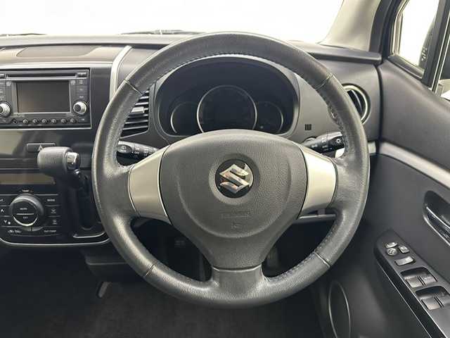 スズキ ワゴンＲ LTDⅡ 兵庫県 2012(平24)年 6.1万km ブルーイッシュブラックパール3 純正モニター付きオーディオ/CD FM AM/バックカメラ/HIDヘッドライト/オートライト/純正フロアマット/ドアバイザー/シートヒーター/ISOFIX/スマートキー/スペアキー/プッシュスタート/取扱い説明書/新車時保証書