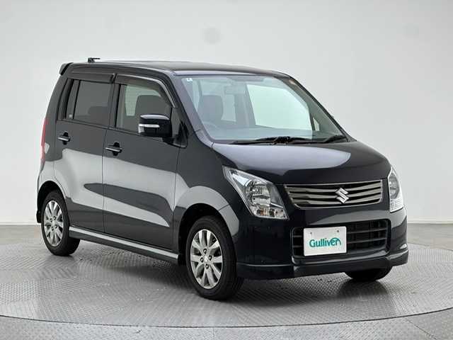 スズキ ワゴンＲ LTDⅡ 兵庫県 2012(平24)年 6.1万km ブルーイッシュブラックパール3 純正モニター付きオーディオ/CD FM AM/バックカメラ/HIDヘッドライト/オートライト/純正フロアマット/ドアバイザー/シートヒーター/ISOFIX/スマートキー/スペアキー/プッシュスタート/取扱い説明書/新車時保証書