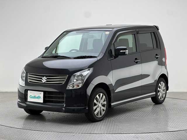 スズキ ワゴンＲ LTDⅡ 兵庫県 2012(平24)年 6.1万km ブルーイッシュブラックパール3 純正モニター付きオーディオ/CD FM AM/バックカメラ/HIDヘッドライト/オートライト/純正フロアマット/ドアバイザー/シートヒーター/ISOFIX/スマートキー/スペアキー/プッシュスタート/取扱い説明書/新車時保証書