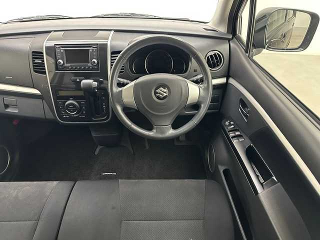 スズキ ワゴンＲ LTDⅡ 兵庫県 2012(平24)年 6.1万km ブルーイッシュブラックパール3 純正モニター付きオーディオ/CD FM AM/バックカメラ/HIDヘッドライト/オートライト/純正フロアマット/ドアバイザー/シートヒーター/ISOFIX/スマートキー/スペアキー/プッシュスタート/取扱い説明書/新車時保証書