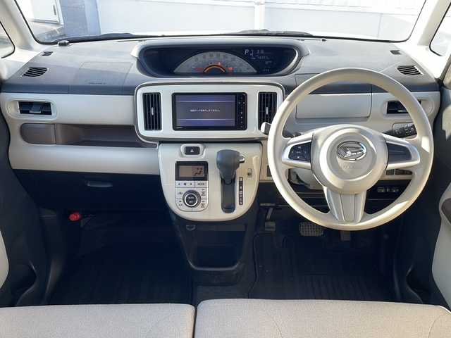 ダイハツ ムーヴ キャンバス X LTD メイクアッフ SA Ⅱ 三重県 2017(平29)年 4.7万km パールホワイトⅢ/ナチュラルベージュマイカメタリック 2トーン 純正ナビ　/両側パワースライドドア　/バックカメラ　/衝突軽減システム　/オートライト　/アイドリングストップ　/コーナーセンサー　/ステアリングスイッチ　/ＥＴＣ　/電動格納ミラー　/スペアキー　/純正フロアマット