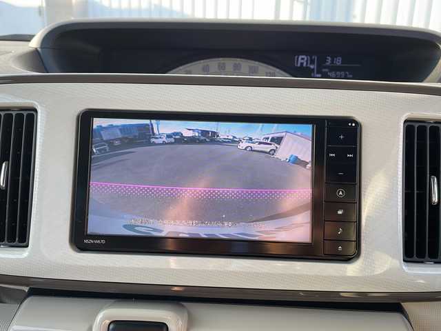 ダイハツ ムーヴ キャンバス X LTD メイクアッフ SA Ⅱ 三重県 2017(平29)年 4.7万km パールホワイトⅢ/ナチュラルベージュマイカメタリック 2トーン 純正ナビ　/両側パワースライドドア　/バックカメラ　/衝突軽減システム　/オートライト　/アイドリングストップ　/コーナーセンサー　/ステアリングスイッチ　/ＥＴＣ　/電動格納ミラー　/スペアキー　/純正フロアマット