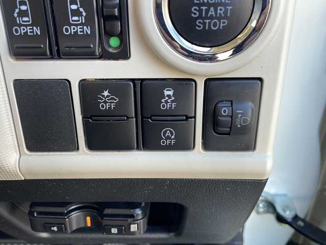 ダイハツ ムーヴ キャンバス X LTD メイクアッフ SA Ⅱ 三重県 2017(平29)年 4.7万km パールホワイトⅢ/ナチュラルベージュマイカメタリック 2トーン 純正ナビ　/両側パワースライドドア　/バックカメラ　/衝突軽減システム　/オートライト　/アイドリングストップ　/コーナーセンサー　/ステアリングスイッチ　/ＥＴＣ　/電動格納ミラー　/スペアキー　/純正フロアマット