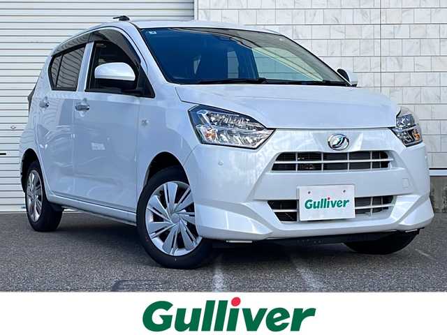 ダイハツ ミラ イース X SAⅢ 新潟県 2025(令7)年 0.1万km シャイニングホワイトパール ワンオーナー/衝突軽減/オーディオ/(AM/FM/BT/AUX)/アイドリングストップ/コーナーセンサー/AUTOライト/LEDヘッドライト/AUTOハイビーム/横滑り防止/電格ミラー/純正フロアマット/ドアバイザー/リモコンキー