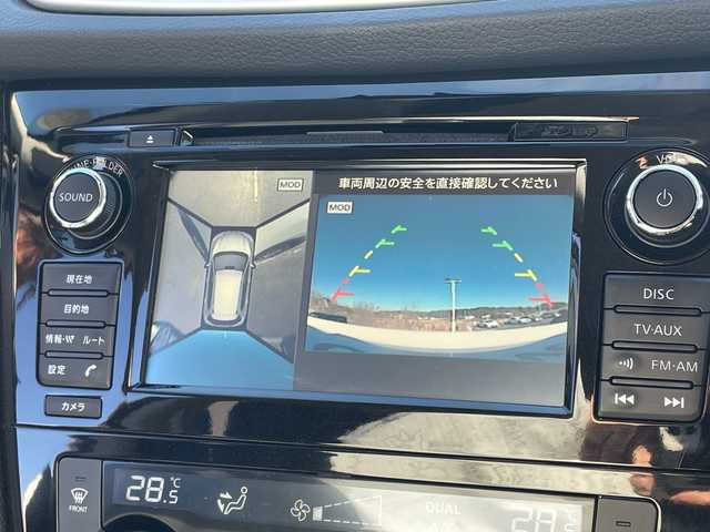 日産 エクストレイル 20Xtt エマージェンシーブレーキ 千葉県 2017(平29)年 8.4万km ブリリアントホワイトパール ナビ　全方位カメラ　電動リアドア　ドラレコ　フルセグ　クルコン　ＢＴ　ＥＴＣ　エマブレ　シートヒーター　科プロんシート　スマートキー　ステアスイッチ　ＬＥＤライト　オートライト　１８インチＡＷ　４ＷＤ