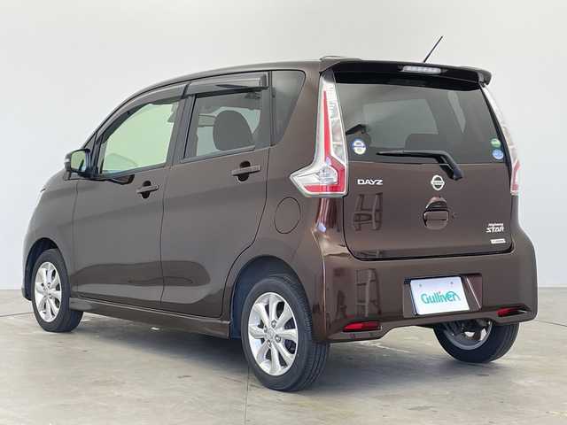 日産 デイズ ハイウェイスターX 富山県 2018(平30)年 7.7万km モカブラウンP 純正ナビ【MM317D-W】/（BT/CD/DVD/FM/AM/TV/AUX）/フルセグTV/全方位カメラ/バックカメラ/サイドカメラ/衝突被害軽減ブレーキ/横滑り防止装置/盗難防止装置/オートマチックハイビーム/ベンチシート/ETC/アイドリングストップ/スマートキー/プッシュスタート/ドアバイザー