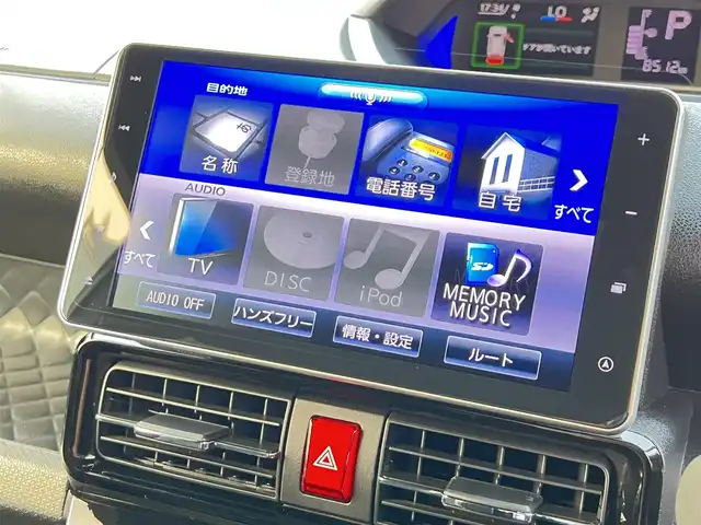 ダイハツ タント カスタム RS 大分県 2021(令3)年 0.9万km ブラックマイカメタリック ワンオーナー/純正SDナビ(NSZN-Y71DS)/【フルセグTV/Bluetooth/DVD/CD/SD/ラジオ】/外部端子接続：USB/純正前後録画ドライブレコーダー/全方位モニター/スマートアシスト/アダプティブクルーズコントロール/両側パワースライドドア/ハーフレザーシート/DN席シートヒーター/LEDヘッドランプ/オートライト/LEDフロントフォグランプ/キーフリーシステム/スマートキー2本/ビルトインETC/社外15インチアルミ/純正AW＋タイヤ積み込み/保証書/取扱説明書