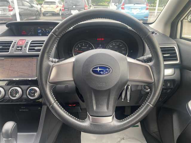 スバル インプレッサ スポーツ 1．6i－L 栃木県 2015(平27)年 6.9万km クリスタルホワイトP 社外HDDナビ/AM/FM/CD/DVD/MSV/ETC/スマートキー/プッシュEgスタート/HIDオートライト/フォグランプ/パドルシフト/アイドリングストップ/横滑り防止装置/スペアキー