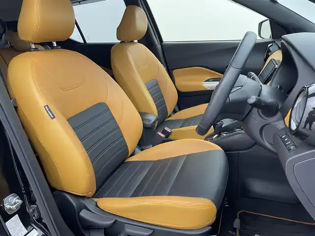 日産 キックス X ツートーンインテリアED 宮城県 2020(令2)年 4.7万km ピュアブラック 純正９型ナビ　/プロパイロット　/アラウンドビューモニター　/専用ハーフレザーシート　/エマージェンシーブレーキ　/車線逸脱警報　/インテリジェントルームミラー　/ドライブレコーダー　/ＥＴＣ　/電動パーキングブレーキ/シートヒーター/LEDヘッドライト/フォグランプ/ルーフレール/禁煙車
