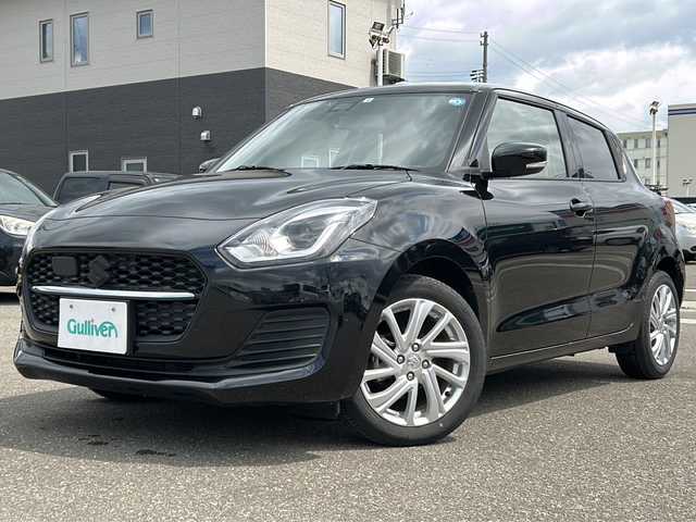 スズキ スイフト XG 秋田県 2022(令4)年 3.2万km スーパーブラックパール ワンオーナー/純正メモリーナビ/（BT/CD/DVD）/ブラインドスポットモニター/シートヒータ（D席）/スペアキー1本/クルーズコントロール（追従有)/レーンキープアシスト/純正16インチアルミホイール/取説・保証書　　　　　　
