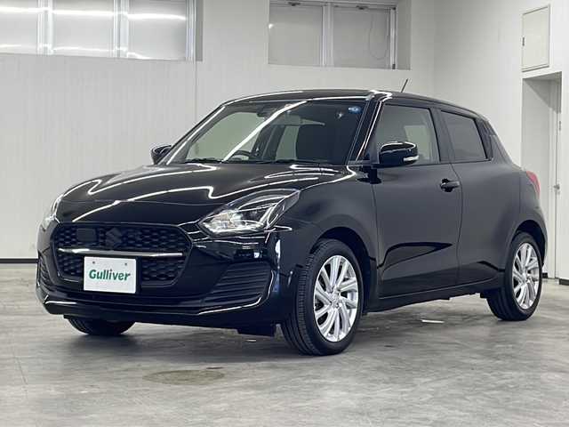 スズキ スイフト XG 長崎県 2022(令4)年 3.2万km スーパーブラックパール ワンオーナー/純正メモリーナビ/（BT/CD/DVD）/ブラインドスポットモニター/シートヒータ（D席）/スペアキー1本/クルーズコントロール（追従有)/レーンキープアシスト/純正16インチアルミホイール/取説・保証書