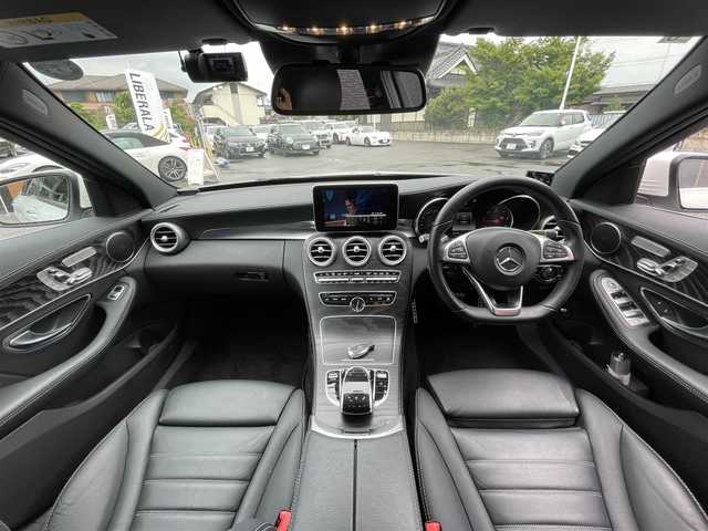 メルセデス・ベンツ Ｃ２２０ｄ アバンギャルド　AMGライン 栃木県 2016(平28)年 5.3万km ポーラホワイト ワンオーナー/レーダーセーフティパッケージ/ベーシックパッケージ/プレミアムパッケージ/レザーエクスクルーシブパッケージ/エアバランスパッケージ/AMGライン/ナビ/フルセグTV/バックカメラ/ETC/パークトロニック /レーンキープアシスト/ブラインドスポット /本革シート/シートヒーター /パワーシート /パワートランクリッド/LEDヘッドライト/オートライト/エアサスペンション/ヘッドアップディスプレイ/アンビエントライト