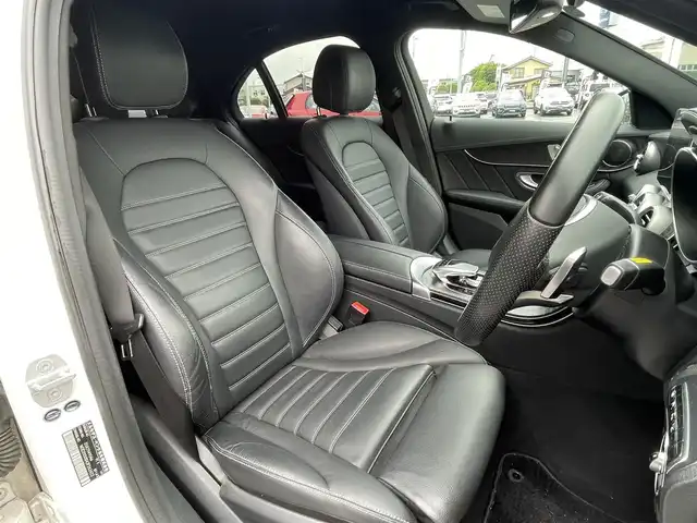 メルセデス・ベンツ Ｃ２２０ｄ アバンギャルド　AMGライン 栃木県 2016(平28)年 5.3万km ポーラホワイト ワンオーナー/レーダーセーフティパッケージ/ベーシックパッケージ/プレミアムパッケージ/レザーエクスクルーシブパッケージ/エアバランスパッケージ/AMGライン/ナビ/フルセグTV/バックカメラ/ETC/パークトロニック /レーンキープアシスト/ブラインドスポット /本革シート/シートヒーター /パワーシート /パワートランクリッド/LEDヘッドライト/オートライト/エアサスペンション/ヘッドアップディスプレイ/アンビエントライト