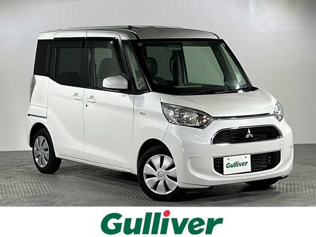三菱 ｅＫスペース M e－アシスト 沖縄県 2019(令1)年 3万km シルキーホワイト 禁煙車/社外ナビ（CN-E310D）/　ワンセグ　Bluetooth CD　/両側スライドドア/リモコンキー/アイドリングストップ/ドアバイザー/フロアマット/スペアキー1本