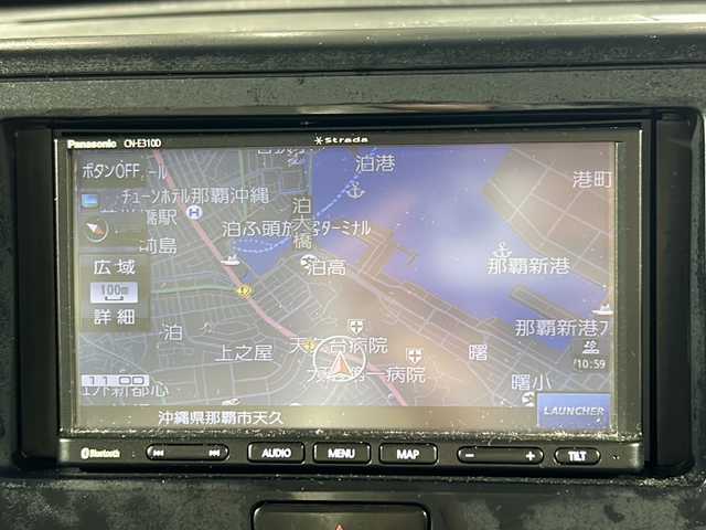 三菱 ｅＫスペース M e－アシスト 沖縄県 2019(令1)年 3万km シルキーホワイト 禁煙車/社外ナビ（CN-E310D）/　ワンセグ　Bluetooth CD　/両側スライドドア/リモコンキー/アイドリングストップ/ドアバイザー/フロアマット/スペアキー1本