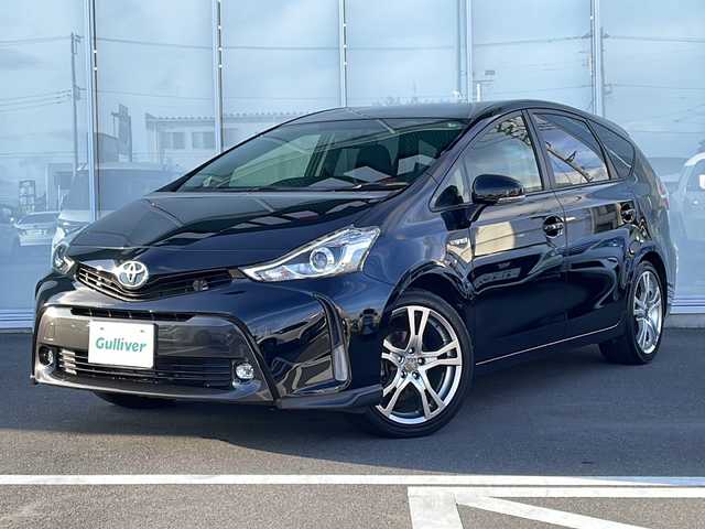トヨタ プリウス α S ツーリングセレクション 神奈川県 2017(平29)年 7.5万km アティチュードブラックマイカ 純正ＳＤナビＴＶ  CD/DVD/Bluetooth　/バックカメラ　/純正ドライブレコーダー　/社外ＯＺレーシングホイール　/純正アルミホイール付き　/純正フロアマット　/フォグランプ　/ＥＴＣ２．０　/プッシュスタート　/スマートキー