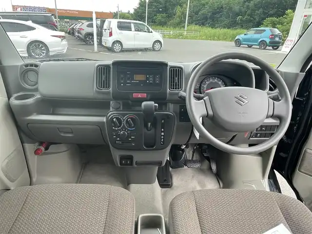 スズキ エブリイ JOIN 青森県 2023(令5)年 0.1千km ブルーイッシュブラックパール3 パートタイム４WD/CD/FM/AM/M’sキャンパー製キャンピングキット/左右サイドシェルフ/オーバーヘッドシェルフ/床下収納ベッドキット/リクライニング可能ベッドマット/シンク/電動蛇口/給水/排水タンク/室内コンセント/左右はね上げ式テーブル/ソーラーパネル/車外テーブル/Jackery製ポータブル電源/外部電源入力システム/通常時、リヤシート使用可能/デュアルカメラブレーキサポート/レーンキープ/横滑り防止装置/オートライト