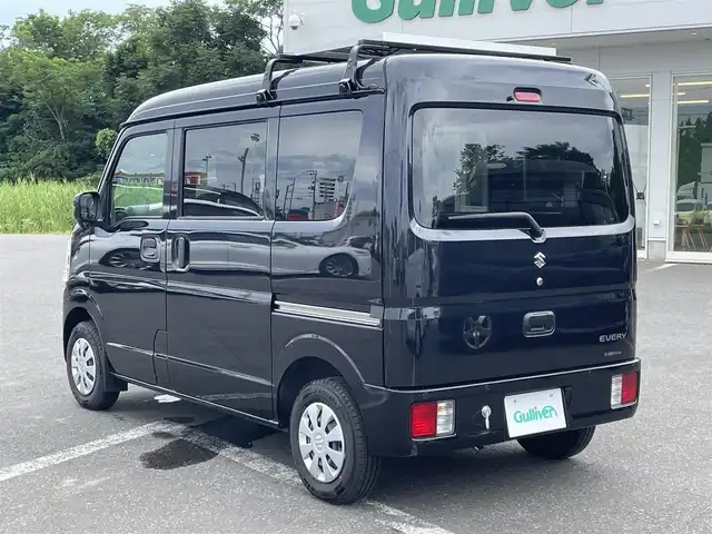 スズキ エブリイ JOIN 青森県 2023(令5)年 0.1千km ブルーイッシュブラックパール3 パートタイム４WD/CD/FM/AM/M’sキャンパー製キャンピングキット/左右サイドシェルフ/オーバーヘッドシェルフ/床下収納ベッドキット/リクライニング可能ベッドマット/シンク/電動蛇口/給水/排水タンク/室内コンセント/左右はね上げ式テーブル/ソーラーパネル/車外テーブル/Jackery製ポータブル電源/外部電源入力システム/通常時、リヤシート使用可能/デュアルカメラブレーキサポート/レーンキープ/横滑り防止装置/オートライト