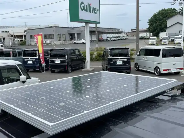 スズキ エブリイ JOIN 青森県 2023(令5)年 0.1千km ブルーイッシュブラックパール3 パートタイム４WD/CD/FM/AM/M’sキャンパー製キャンピングキット/左右サイドシェルフ/オーバーヘッドシェルフ/床下収納ベッドキット/リクライニング可能ベッドマット/シンク/電動蛇口/給水/排水タンク/室内コンセント/左右はね上げ式テーブル/ソーラーパネル/車外テーブル/Jackery製ポータブル電源/外部電源入力システム/通常時、リヤシート使用可能/デュアルカメラブレーキサポート/レーンキープ/横滑り防止装置/オートライト