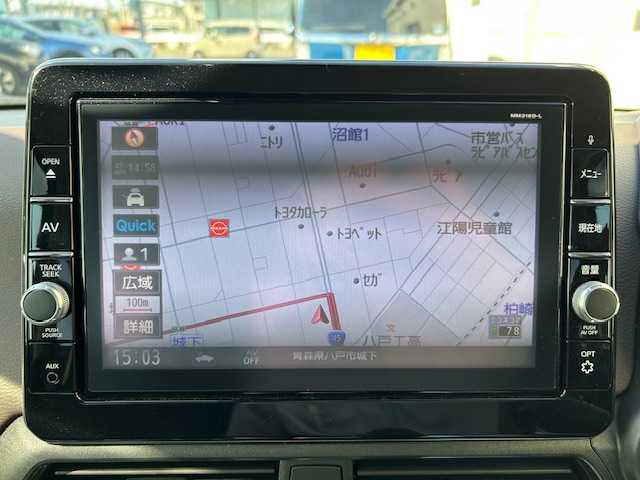 日産 デイズ ハイウェイスターG ターボ 青森県 2019(令1)年 3.3万km ブラック 4WD/ターボ/純正9インチナビ（BlueTooth/フルセグ/ミュージックストッカー）/全方位カメラ/バックカメラ/純正エンジンスターター/スペアキー/ハーフレザーシート/D/N席シートヒーター/オートライト/保証書/ナビ説明書/取扱説明書