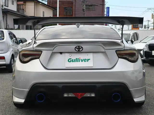 トヨタ ８６ GT 熊本県 2014(平26)年 4.9万km スターリングシルバー TRDエアロ/RAYS VOLKRACING17インチアルミホイール/HKSマフラー/HKS車高調/NARDIステアリング/VOLTEXリアウィング/ENDLESSブレーキキャリパー/社外テール/純正ナビ/【フルセグTV/CD/DVD/SD/BT】/バックカメラ/前後ドライブレコーダー/TVキャンセラー/ETC/LEDオートヘッドライト/スマートキー/プッシュスタート/取扱説明書(車両・ナビ)/純正ステアリング積込/純正テールランプ積込