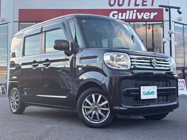 スズキ スペーシア HYBRID G 宮城県 2023(令5)年 3.1万km アーバンブラウンパールメタリック 登録時走行距離30489km/1オーナー/ディスプレイオーディオ/Bluetooth/CD/DVD/衝突軽減ブレーキ/コーナーセンサー/両側パワースライド/シートヒーター/オートライト/アイドリングストップ/フロアマッ/ドアバイザー