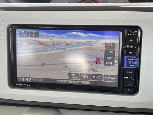 ダイハツ ムーヴ キャンバス X メイクアップ リミテッド SAⅢ 広島県 2022(令4)年 2.1万km スムースグレーマイカメタリック/ファイアークォーツレッドメタリック 2トーン 禁煙/純正ナビ/CD/DVD/DTV/Bluetooth/パノラミックビューモニター/両側パワースライドドア/オートライト/オートハイビーム/ETC/スマートキー/プッシュスタート/純正フロアマット/純正ドアバイザー/アイドリングストップ