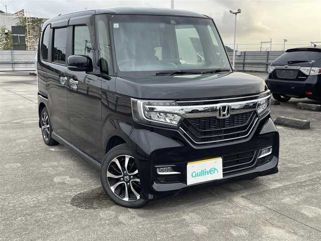 ホンダ Ｎ ＢＯＸ G L ホンダセンシング 長崎県 2019(平31)年 7.1万km クリスタルブラックパール メモリナビ/フルセグテレビ/バックカメラ/CD/DVD/Bluetooth/片側パワースライドドア/ETC/衝突軽減ブレーキ/レーンキープアシスト/オートライト/LEDヘッドライト/電動格納ミラー/アイドリングストップ/ウィンカーミラー/ドアバイザー