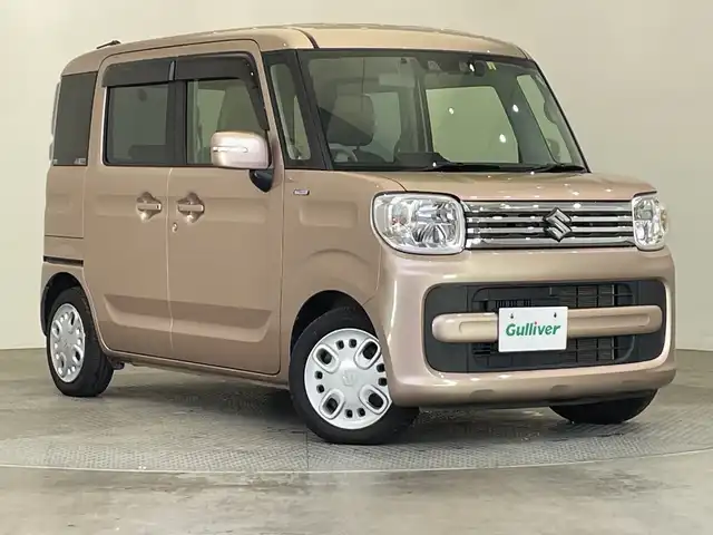 スズキ スペーシア HYBRID X 栃木県 2022(令4)年 3.8万km ライトブロンズパールメタリック 純正ナビ/（ＣＤ／ＤＶＤ／フルセグ／Bｌｕｅｔｏｏｔｈ）　/バックカメラ　/コーナーセンサー　/ビルトインＥＴＣ　/両側パワースライドドア　/シートヒーター　/ＬＥＤヘッドライト　/フォグランプ　/スマートキー/プッシュスタート/アイドリングストップ/オートライト/ステアリングスイッチ/ウインカーミラー/純正フロアマット