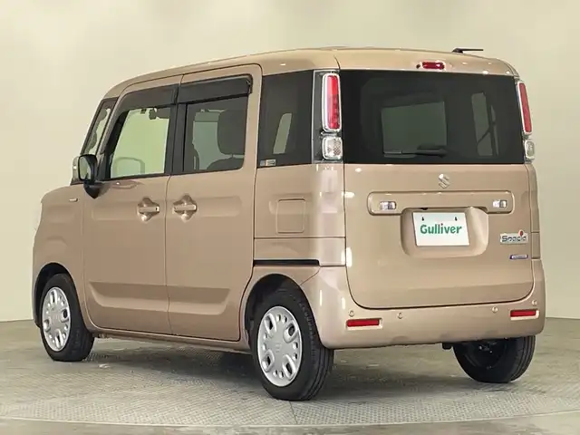 スズキ スペーシア HYBRID X 栃木県 2022(令4)年 3.8万km ライトブロンズパールメタリック 純正ナビ/（ＣＤ／ＤＶＤ／フルセグ／Bｌｕｅｔｏｏｔｈ）　/バックカメラ　/コーナーセンサー　/ビルトインＥＴＣ　/両側パワースライドドア　/シートヒーター　/ＬＥＤヘッドライト　/フォグランプ　/スマートキー/プッシュスタート/アイドリングストップ/オートライト/ステアリングスイッチ/ウインカーミラー/純正フロアマット