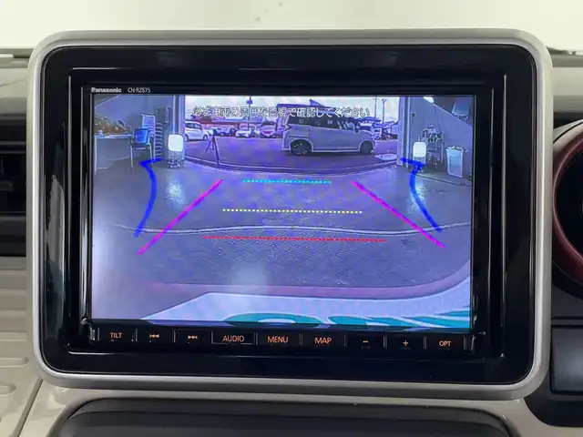 スズキ スペーシア HYBRID X 栃木県 2022(令4)年 3.8万km ライトブロンズパールメタリック 純正ナビ/（ＣＤ／ＤＶＤ／フルセグ／Bｌｕｅｔｏｏｔｈ）　/バックカメラ　/コーナーセンサー　/ビルトインＥＴＣ　/両側パワースライドドア　/シートヒーター　/ＬＥＤヘッドライト　/フォグランプ　/スマートキー/プッシュスタート/アイドリングストップ/オートライト/ステアリングスイッチ/ウインカーミラー/純正フロアマット