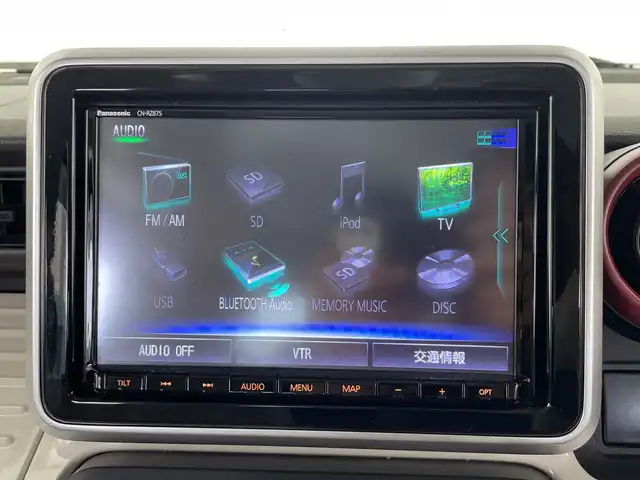 スズキ スペーシア HYBRID X 栃木県 2022(令4)年 3.8万km ライトブロンズパールメタリック 純正ナビ/（ＣＤ／ＤＶＤ／フルセグ／Bｌｕｅｔｏｏｔｈ）　/バックカメラ　/コーナーセンサー　/ビルトインＥＴＣ　/両側パワースライドドア　/シートヒーター　/ＬＥＤヘッドライト　/フォグランプ　/スマートキー/プッシュスタート/アイドリングストップ/オートライト/ステアリングスイッチ/ウインカーミラー/純正フロアマット