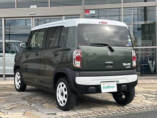 スズキ ハスラー Jスタイル 静岡県 2015(平27)年 6.9万km クールカーキパールメタリック/ホワイト2トーンルーフ ナビ機能/CD/DVD/Bluetooth/USB/HDMI/AUX/ipod/フルセグ/主要装備/・シートヒータ　/・ドライブレコーダー　/・スマートキー　/・ＥＴＣ　/・アイドリングストップ　/・ステアリングリモコン　/・オートライト　/・衝突軽減システム　/・フォグランプ　/・ヒーテッドドアミラー　/・プッシュスタート　/・純正マット/・純正アルミホイール/・横滑り防止装置