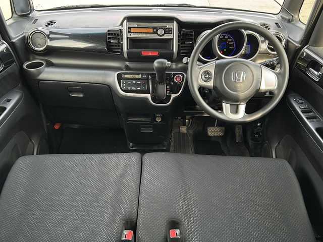 ホンダ Ｎ ＢＯＸ カスタム G Lパッケージ 道北・旭川 2013(平25)年 7.4万km プレミアムゴールドパープルパール /4WD//禁煙車//純正オーディオ//CD/AUX//エンジンスターター//片側電動ドア//横滑り防止//オートライト//HIDヘッドライト//フォグライト//プッシュスタート//スマートキー//純正フロアマット//モデューロAW夏タイヤ積込