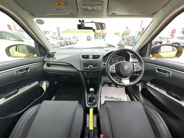 スズキ スイフト スポーツ 群馬県 2014(平26)年 5万km チャンピオンイエロー 社外オーディオ/クルーズコントロール/社外ドライブレコーダー/CD/USB/純正フロアマット/社外アルミホイール/オートライト/キセノンライト/ウインカーミラー/ステアリングスイッチ/電動格納ミラー/スペアキー/冬タイヤ積み込み（純正アルミホイール付）