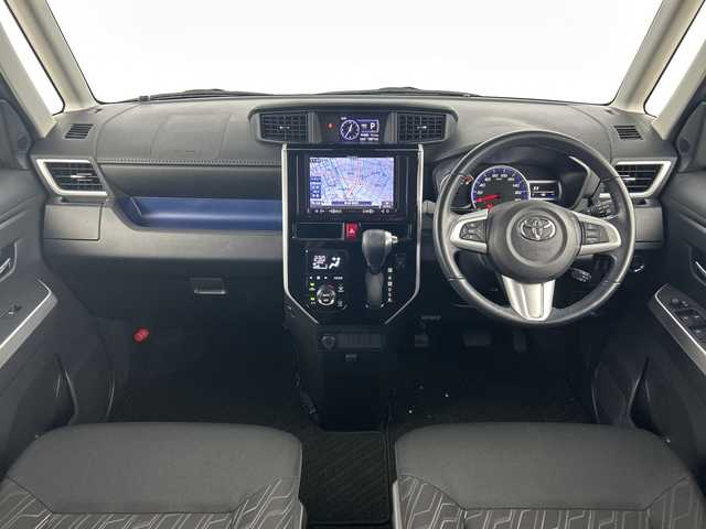トヨタ タンク カスタムG S 愛知県 2018(平30)年 1.1万km ファインブルーマイカメタリック/シルバー2トーン 禁煙車/８インチナビ（AVIC-RL801）/(フルセグ/Bluetooth/AM/FM)/バックカメラ/衝突軽減ブレーキ/ETＣ/ドライブレコーダー/両側パワースライドドア/アイドリングストップ/クルーズコントロール/スマートキー/プッシュスタート/純正アルミホイール/純正フロアマット