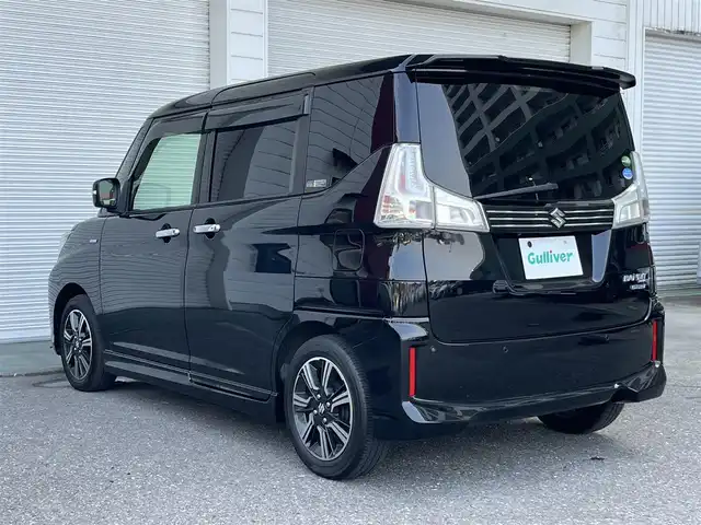 スズキ ソリオ バンディット HV MV 高知県 2020(令2)年 5.7万km スーパーブラックパール 衝突軽減システム/SDナビ/レーダークルーズコントロール/フルセグ/CD DVD/Bluetooth/バックカメラ/コーナーセンサー/純正アルミホイール/LEDヘッドライト/オートライト/ETC/ステアリングスイッチ/スマートキー/プッシュスタート