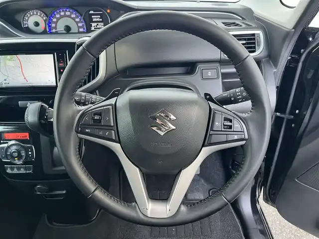 スズキ ソリオ バンディット HV MV 高知県 2020(令2)年 5.7万km スーパーブラックパール 衝突軽減システム/SDナビ/レーダークルーズコントロール/フルセグ/CD DVD/Bluetooth/バックカメラ/コーナーセンサー/純正アルミホイール/LEDヘッドライト/オートライト/ETC/ステアリングスイッチ/スマートキー/プッシュスタート