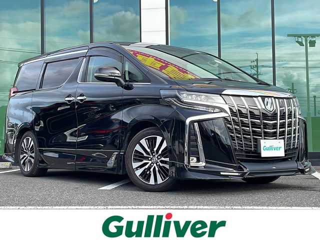 トヨタ アルファード S Cパッケージ 福岡県 2020(令2)年 6万km ブラック ＴＲＤエアロ／マフラー　ＳＲ　黒皮　ナビ　全方位カメラ　ＪＢＬサウンド　リアエンタメシステム　リアフリップダウンモニター　エアシート　パワーシート ドラレコ　ＥＴＣ　両側パワスラ　電動リアドア