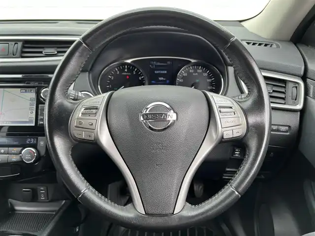 日産 エクストレイル ハイブリッド 20X ブラック エクストリーマーX ブレーキ 栃木県 2016(平28)年 12.4万km バーニングレッド シートヒーター /スマートキー×２/クルコン/純正ナビ/フルセグTV/ルーフレール/エマブレ/オートライト/LEDライト/パワーバックドア